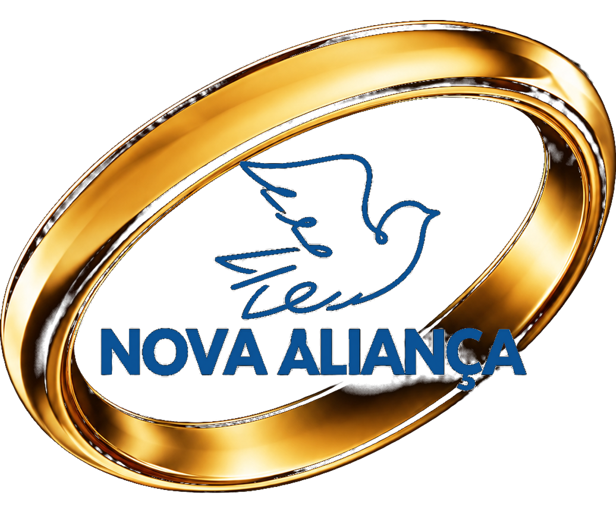 Logo vertical dourado positivo para fundo claro