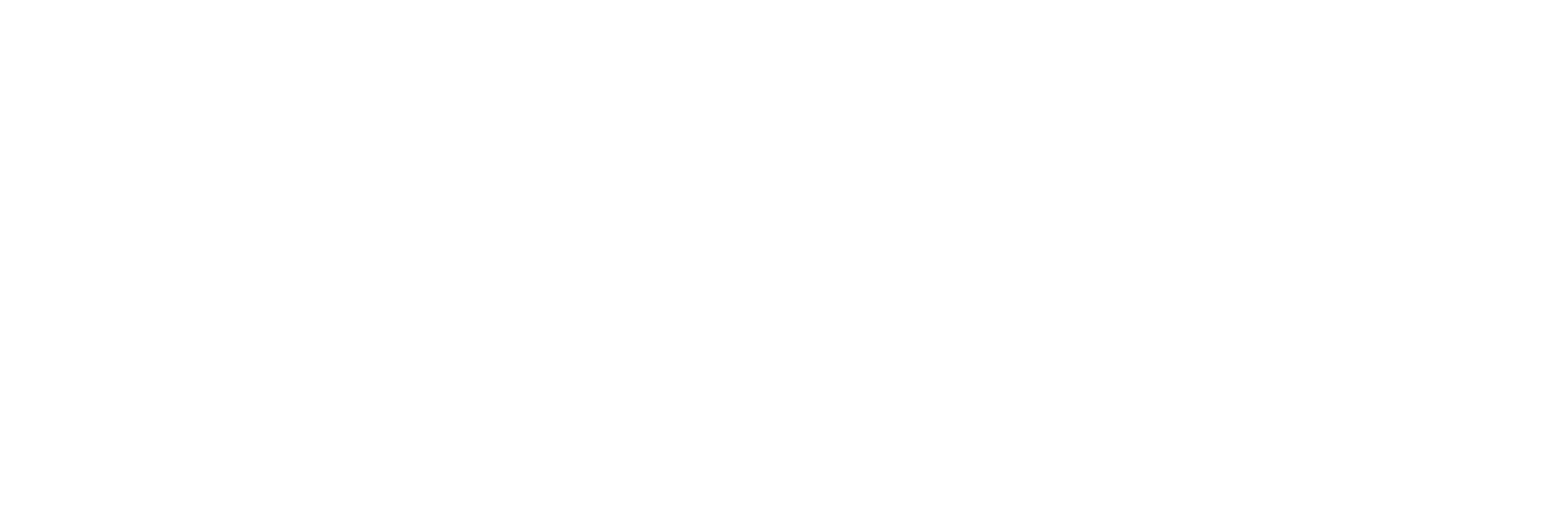 Logo horizontal monocromático branco