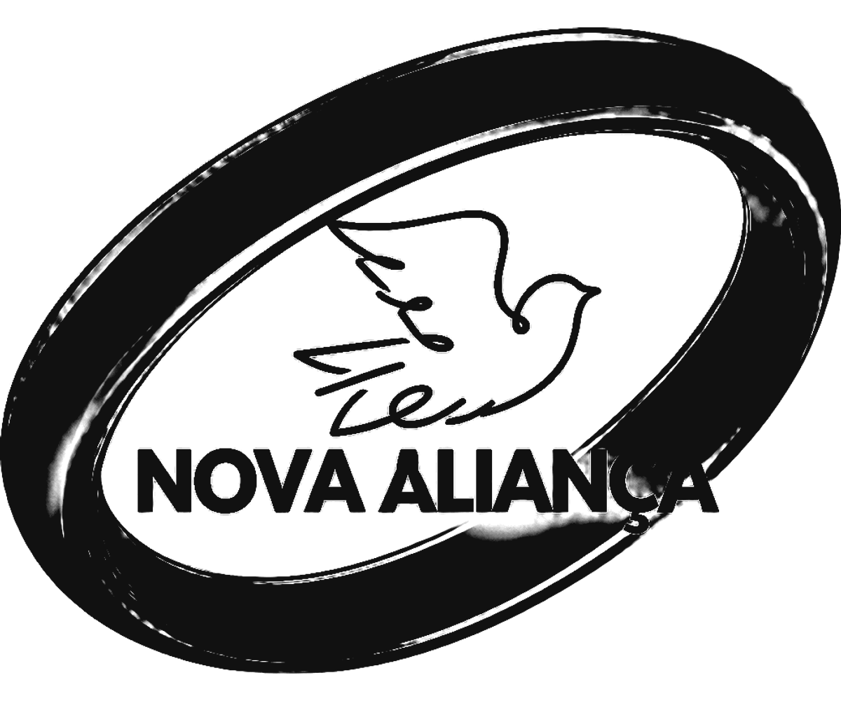 Logo vertical monocromático preto